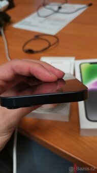 Apple iPhone 14 128GB Black,100% funkční,bat.86%,zár.12mes - 14