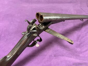 Historická Brokovnice Lefoš / Lefaucheux - Cal. 16 - 14