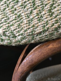 Starožitné houpací křeslo Thonet - 14