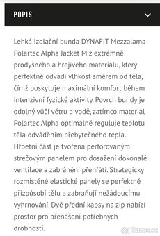 ŠPIČKOVÁ IZOLAČNÍ BUNDA DYNAFIT PC 6300,- - 14