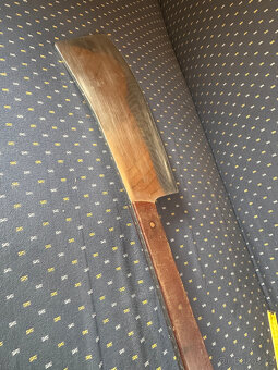 RETRO řeznický sekáč na půlení dobytka VELKÝ 72cm - 14