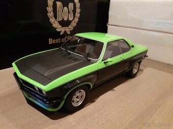 Jaguar XJ 4.2C a Opel Manta TE 2800 Green & Black  1:18 BoS - 14