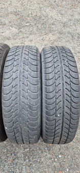 Plechové disky Škoda 5x100 5x14 ET35 165/70r14 Sava S3 zimní - 14