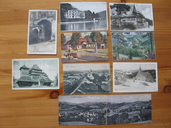 Pohlednice měst a obcí se známkama - 14