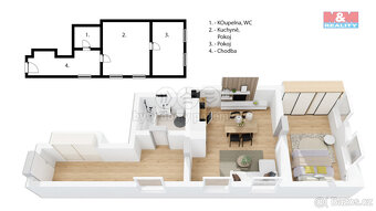 Prodej bytu 2+kk, 49 m², Rokytnice nad Jizerou - 14