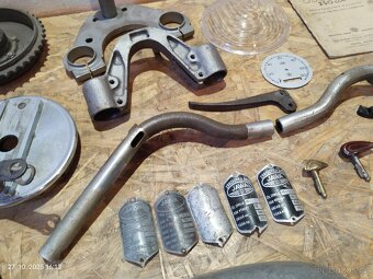 Jawa pérák FJ, Zbrojovka, Ogar 350 - díly - 14