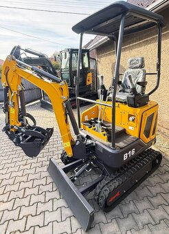 Minibagr 1,6t – Laidong 16 kW, pouze vyzkoušený 2 mth - 14