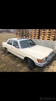 Veterán Mercedes Benz w116 280 SE policajna limuzina - 14
