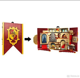 STAVEBNICE HARRY POTTER Vlajky Zmiozelu (náhrady) - 14