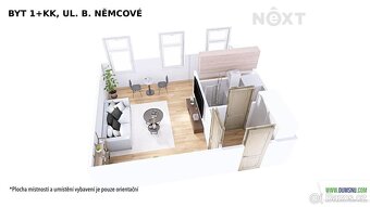 Pronájem byt 1+kk, 32㎡ - 14