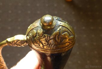 Starožitný lovecký / myslivecký tesák - 14