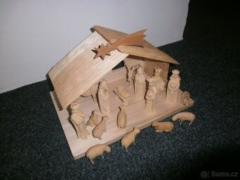 Ručně vyřezávaný český betlém 14a3 - 14