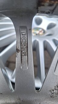Alu kola Alfa Romeo 17" 5x110 pneu 225/50 R17 6+mm Brera 15 - 14