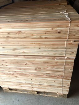 Dřevo- Plotová modřínová prkna plotovka plaňky na plot - 14