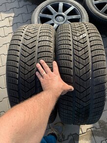Alu k ola r18 originál audi Q7,zimní pneu téměř nejeté - 14