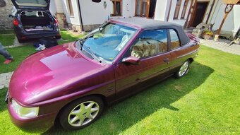 Ford Escort cabrio, rok 1995, najeto 19500 km - 14