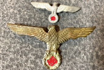 3 nemecke stanove koliky bakelit hlinik Wehrmacht Waffen SS - 14