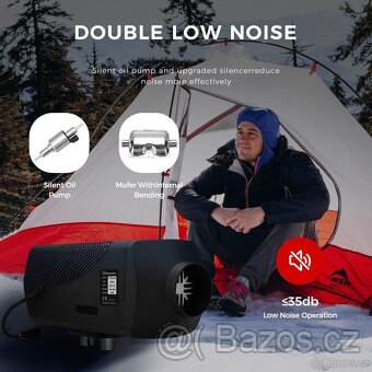 Nezávislé topení 5kW, 12+24V, Auto START/STOP, BT - 14