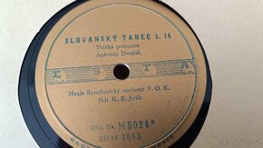 Šelakové desky - Antonín Dvořák Slovanské tance - 14