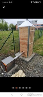 Dřevěná udírna,cena je konečná,doprava po celé ČR - 14