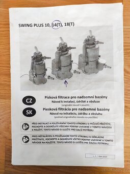 Bazén Swing vc. filtrace, příslušenství i chemie - 14