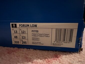 Adidas Forum Low kožené tenisky 48 pánské - 14
