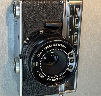 Ruský fotoaparát Sokol Automat + Industar-70 2,8/50 + pouzdr - 14