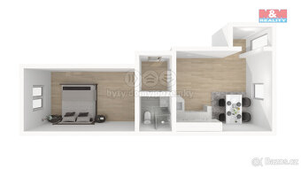 Prodej bytu 2+kk, 43 m², Praha, ul. Baarova - 14