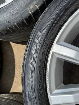 Sada Alu kol 5x112 R17 VW London 3G0601025D, pneu 215/55/17 - 14