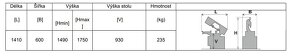 PEGAS 220x250 - ČESKÁ VÝROBA - GRAVITAČNÍ PÁSOVÁ PILA NA KOV - 14