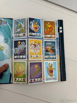 simpsons, zberatelske kartičky vsechny + album - 14
