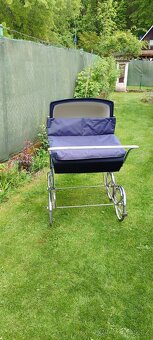 Retro kočárek pro dvojčata - 14