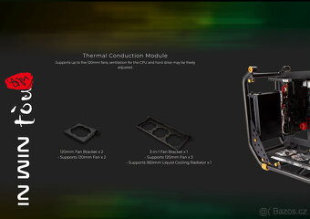 In Win D-FRAME 2.0 black/green + 1065W zdroj D-FRAME 2.0 - 14