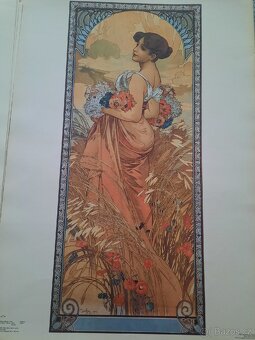 Alfons Mucha - plakáty 42x 60 cm v deskách - 14