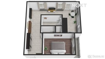 Pronájem byt 2+kk, 49㎡ - 14