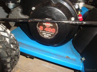 benzínová sněhová fréza nová - gumový šnek - 14