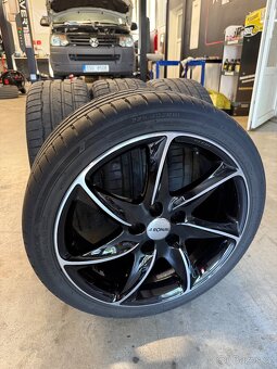 5x112 R18, letní sada kol Ronal + pneu 225/40/18 - 14