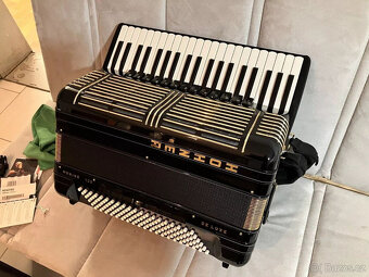 Akordeon, Hohner Morino + V 120 de Luxe, Cassotto, černý - 14
