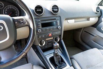 Audi A3 8P, 2.0TFSI Quattro, r.v.2007, nebourané - 14