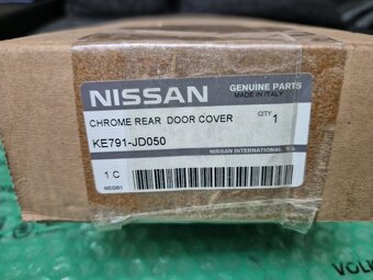 chromová lišta madla dveří kufru Nissan Qashqai (J10E) KE791 - 14