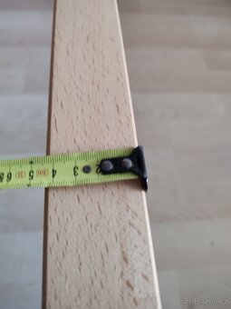 Masivní buková postel 200 x 90 cm + rošt Matraflex - 14