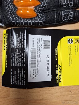 Kožené rukavice na motorku Acerbis KTM vel XXXL - 14
