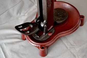 Velmi stará francouzska špuntovačka láhví, 70cm - 14