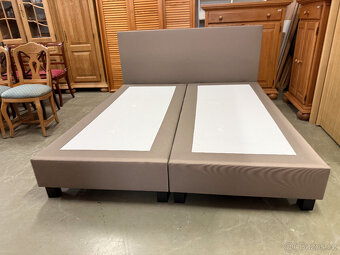 Zánovní boxspring dvoupostel značková - 14