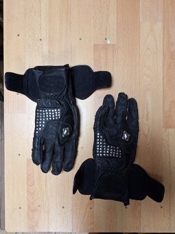 Kožené rukavice na motorku velikost L - 14