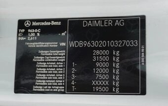 9583 - Mercedes-Benz ACTROS 2645 - 6x2 – Skříň - EURO 6 - 14
