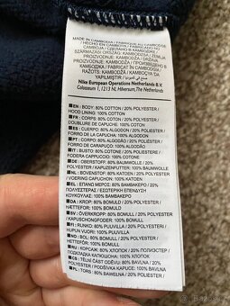 Nová pánská rozepínací mikina s kapucí NIKE - L - 14