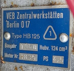 Lodní motor HB 125 - 14