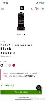 Kavovar Citiz Limousine Nespresso Nový - 14