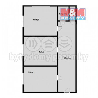 Prodej bytu 2+1, 53 m², Brno, ul. Renneská třída - 14